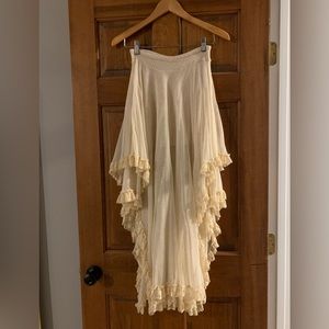 Free People Lace Maxi Skirt
